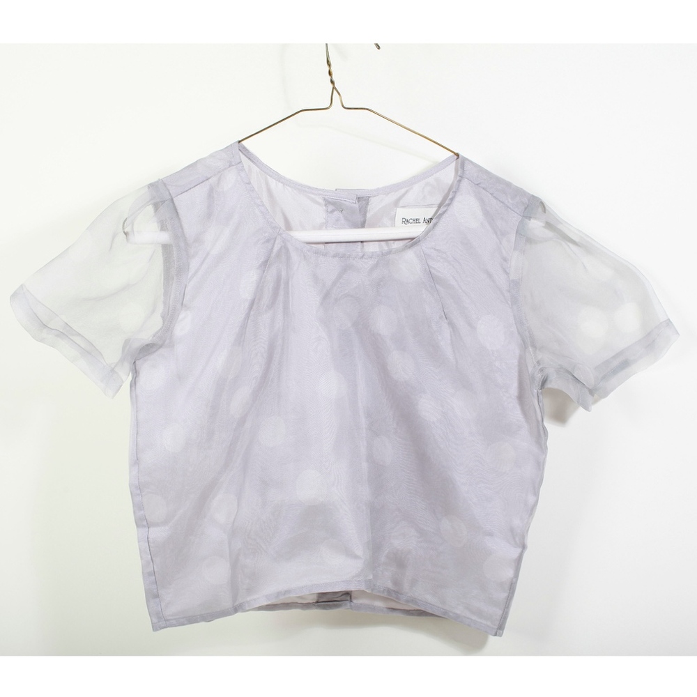NWT Rachel Antonoff Anthropologie Dotted Crepe Top - Picture 6 of 7